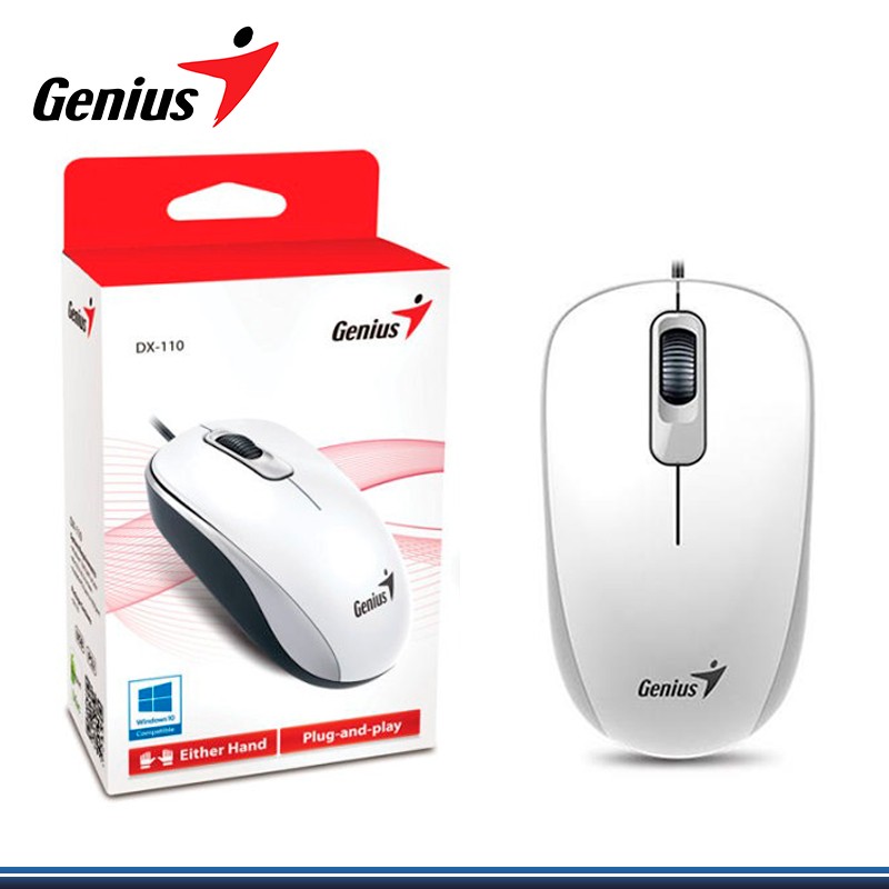 Mouse Genius Usb Dx 110 Blanco