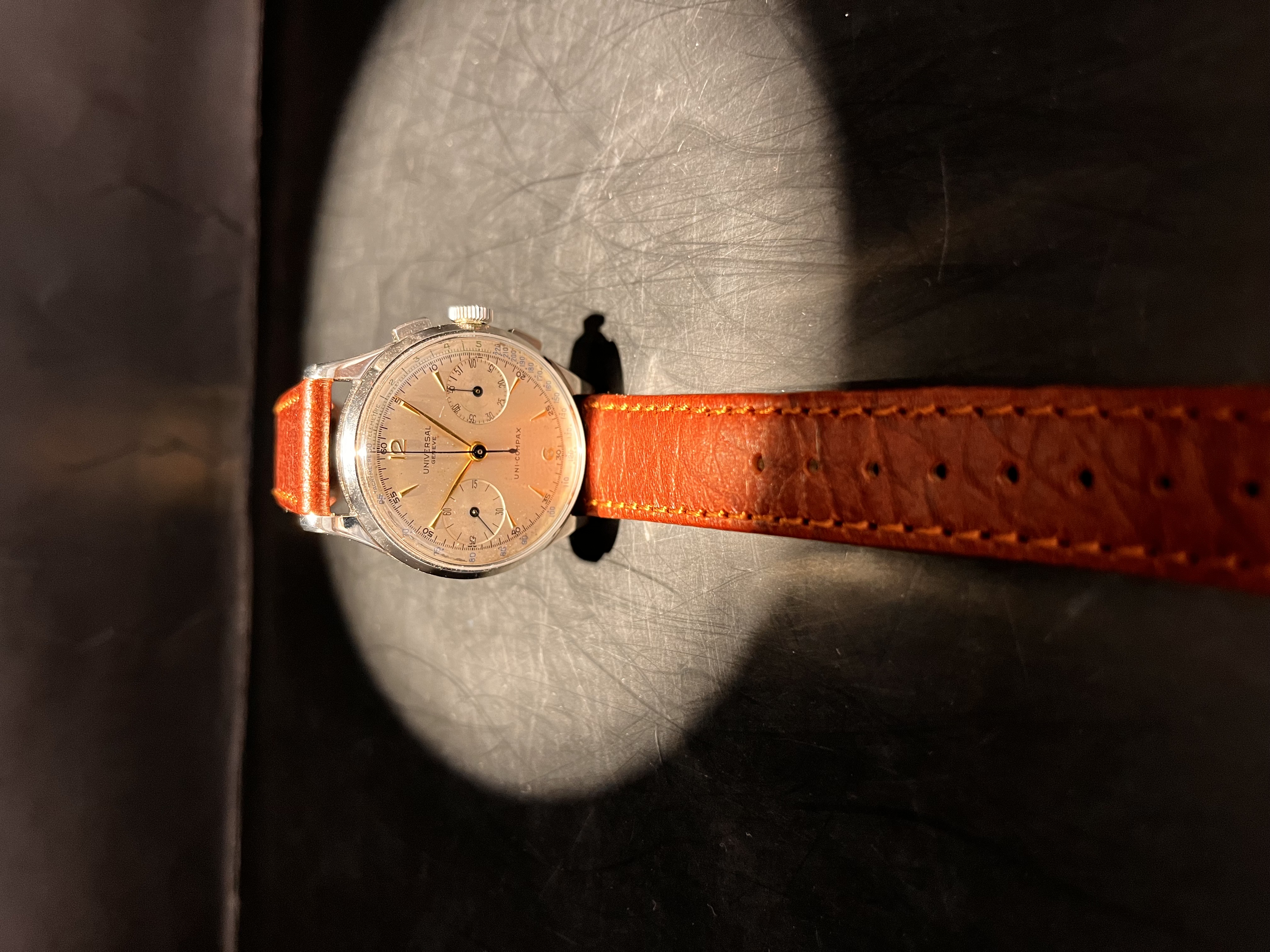 Imagem 2 de Universal Geneve “Uni-Compax” ref. 22420, anos 50 