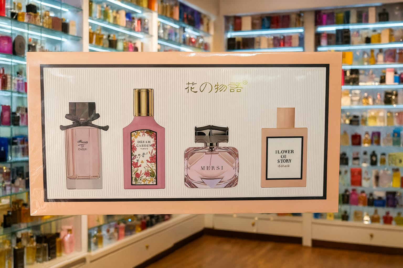 SET 4 PERFUMES MINIATURAS MUJER