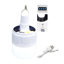 AMPOLLETA SOLAR Y RECARGABLE LED CAMPING BK-1822