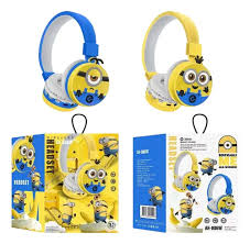 AUDIFONOS BLUETOOTH MINIONS