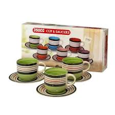 JUEGO TAZAS 6 PERSONAS