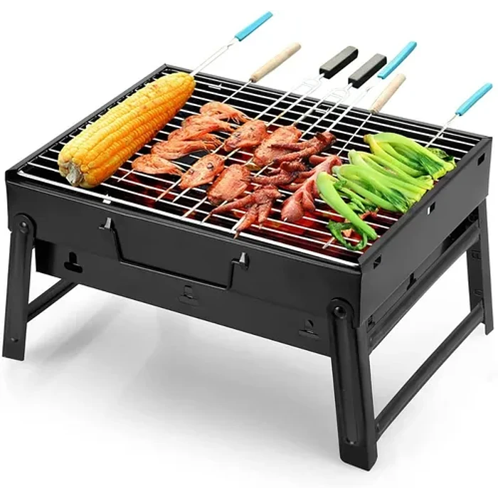 PARRILLA CARBON MINI PORTATIL 35*27,5*20 cm