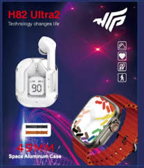 RELOJ SMARTWATCH HR2 ULTRA 2 + AUDIFONOS