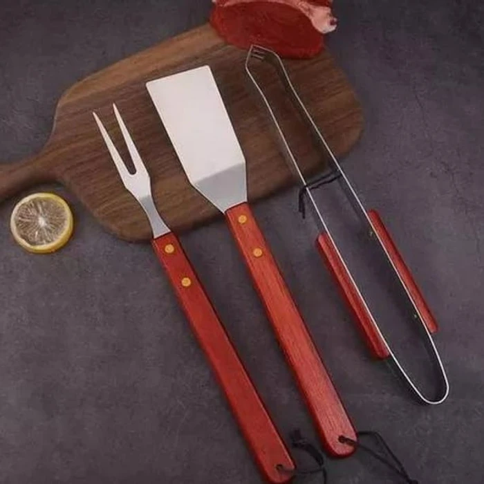 SET 3 UTENSILIOS PARA PARRILA