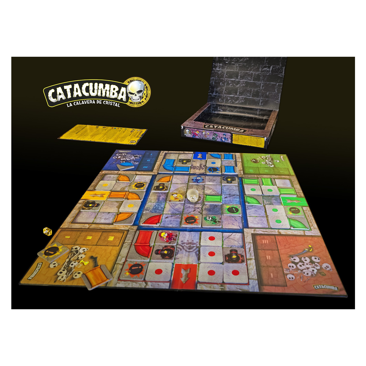 Caja de CATACUMBA La Calavera De Cristal
