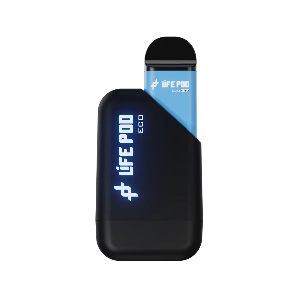 Kit Life Pod Eco Pro Blue Razz ICE — 8000 puffs