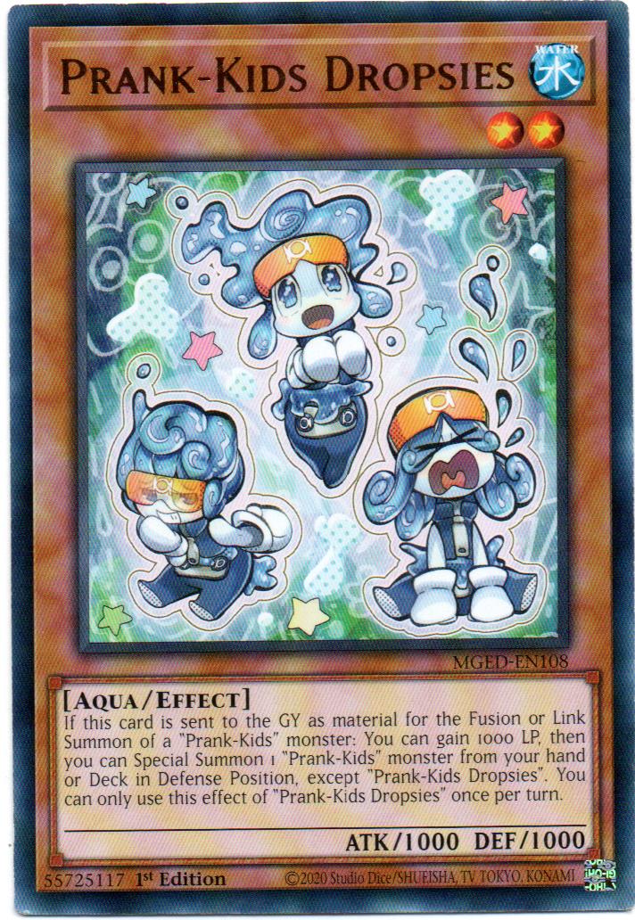 PrankKids Dropsies Carta yugi MGEDEN108 Rare