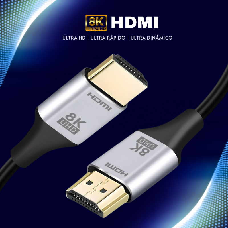 Cable HDMI 2.1 Vanto 8K 4K 120Hz 1.8mts