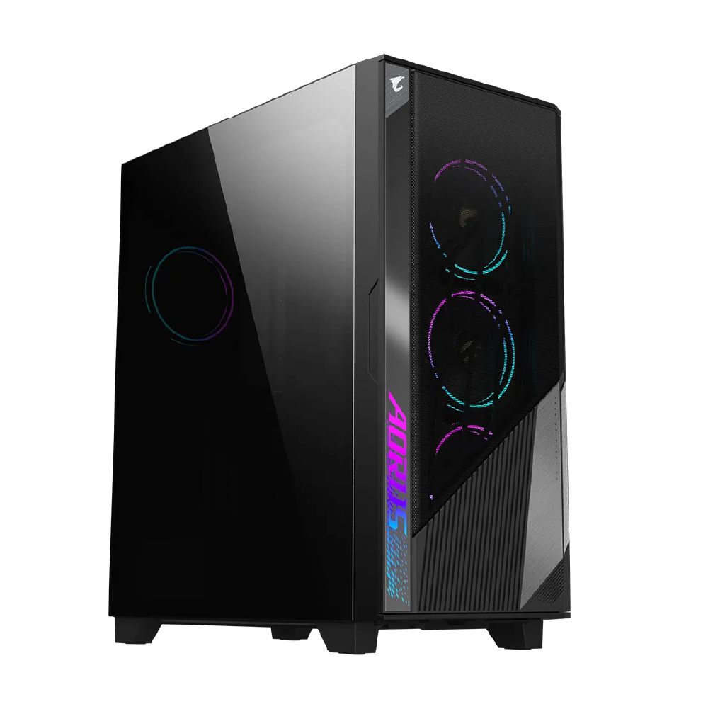 Gabinete Gamer Aorus EATX C500 Glass 4Fan