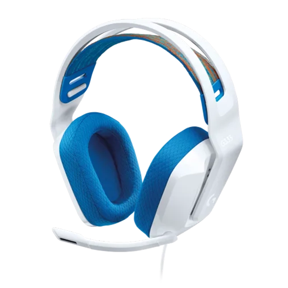 Audifonos Logitech G335 Jack 3.5mm Multiplataforma Blanco