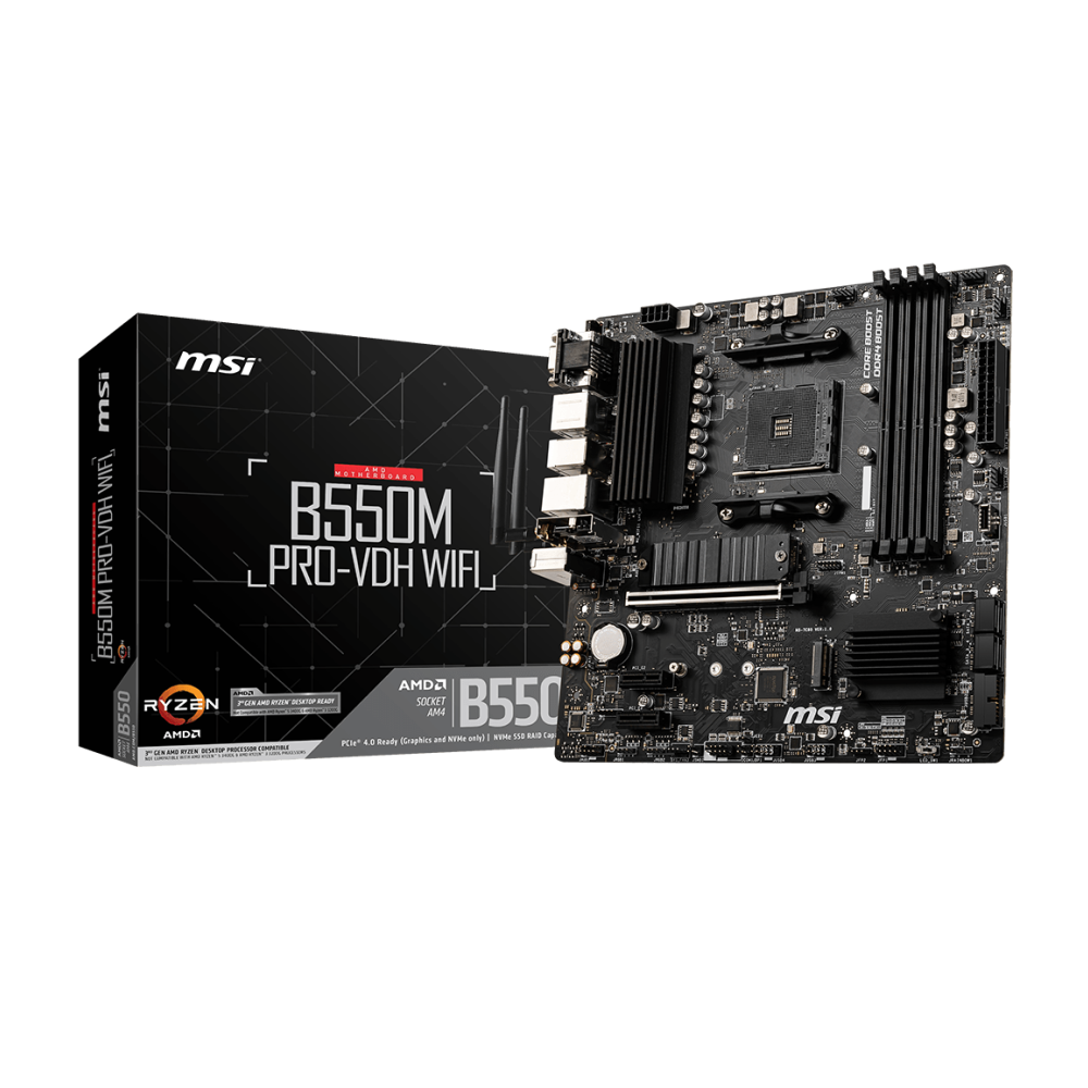 Placa Madre MSI B550M PRO-VDH WIFI AM4