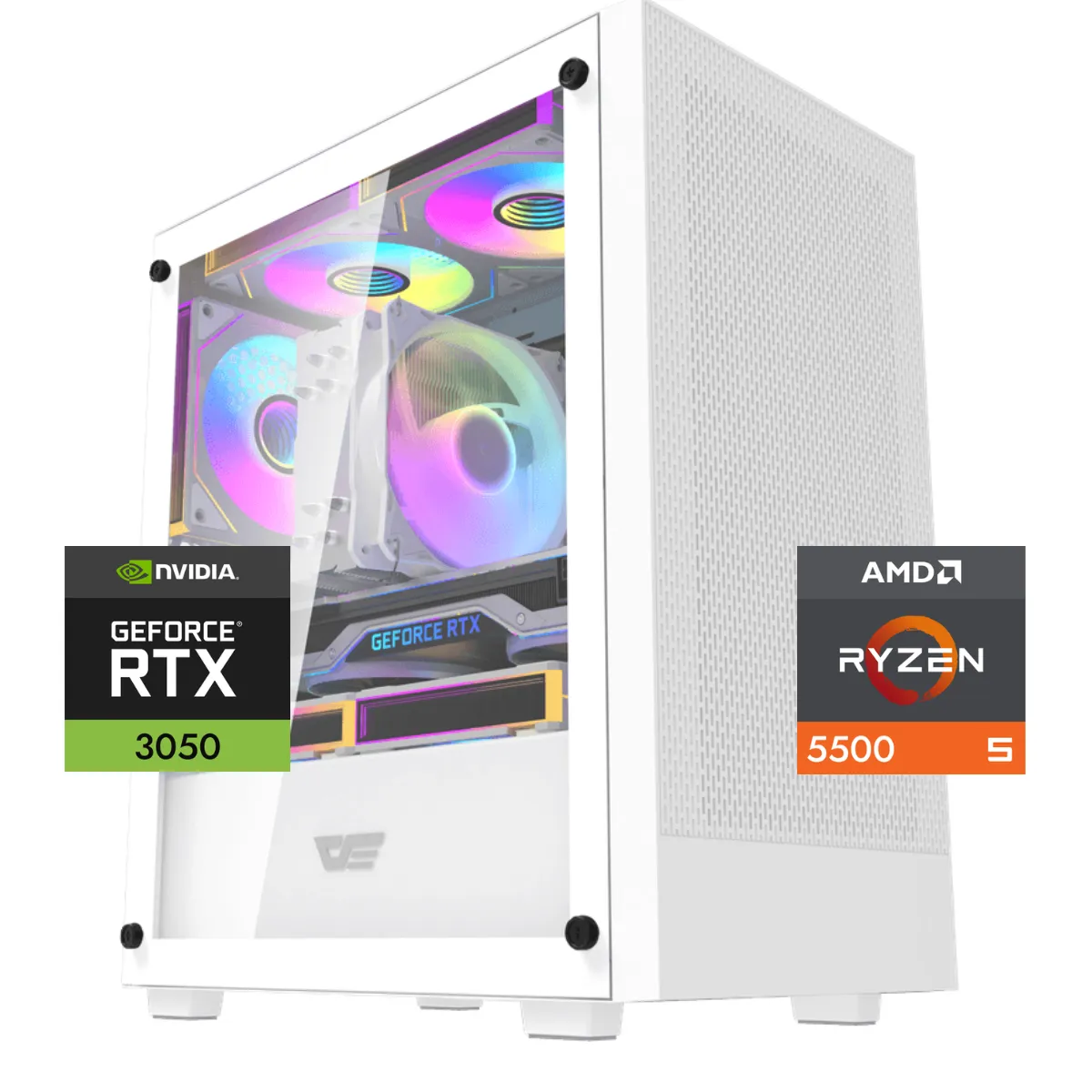 PC Gamer Warrior 3050 White