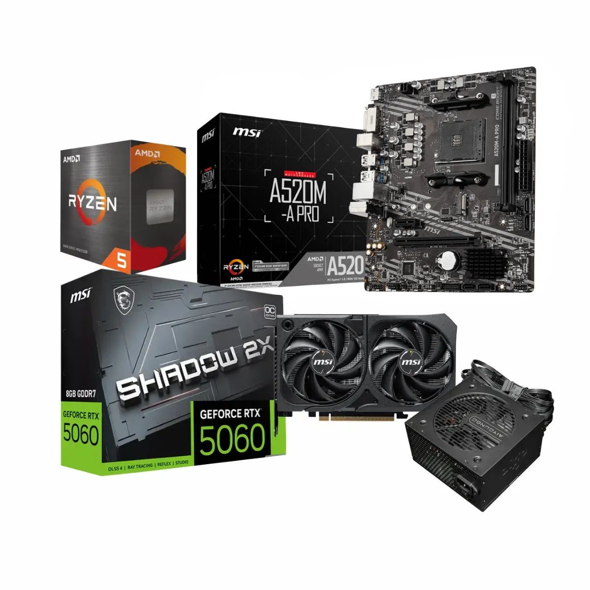Kit Power Ensamble Ryzen 5 5500 + RTX 5060