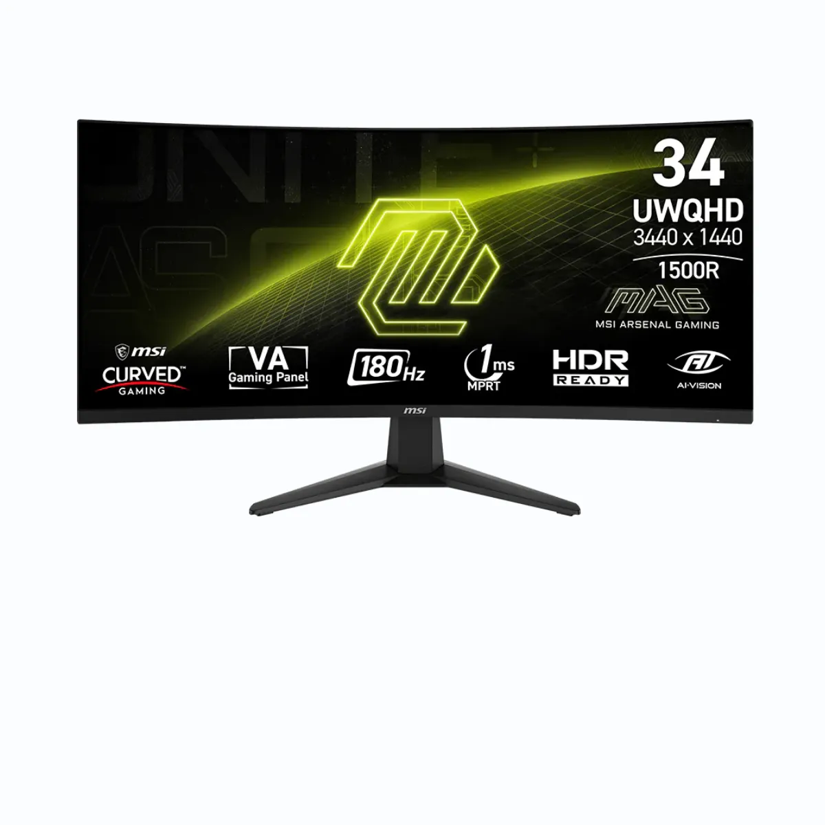 Monitor MSI MAG 346CQ 34 UWQHD curvo 180Hz