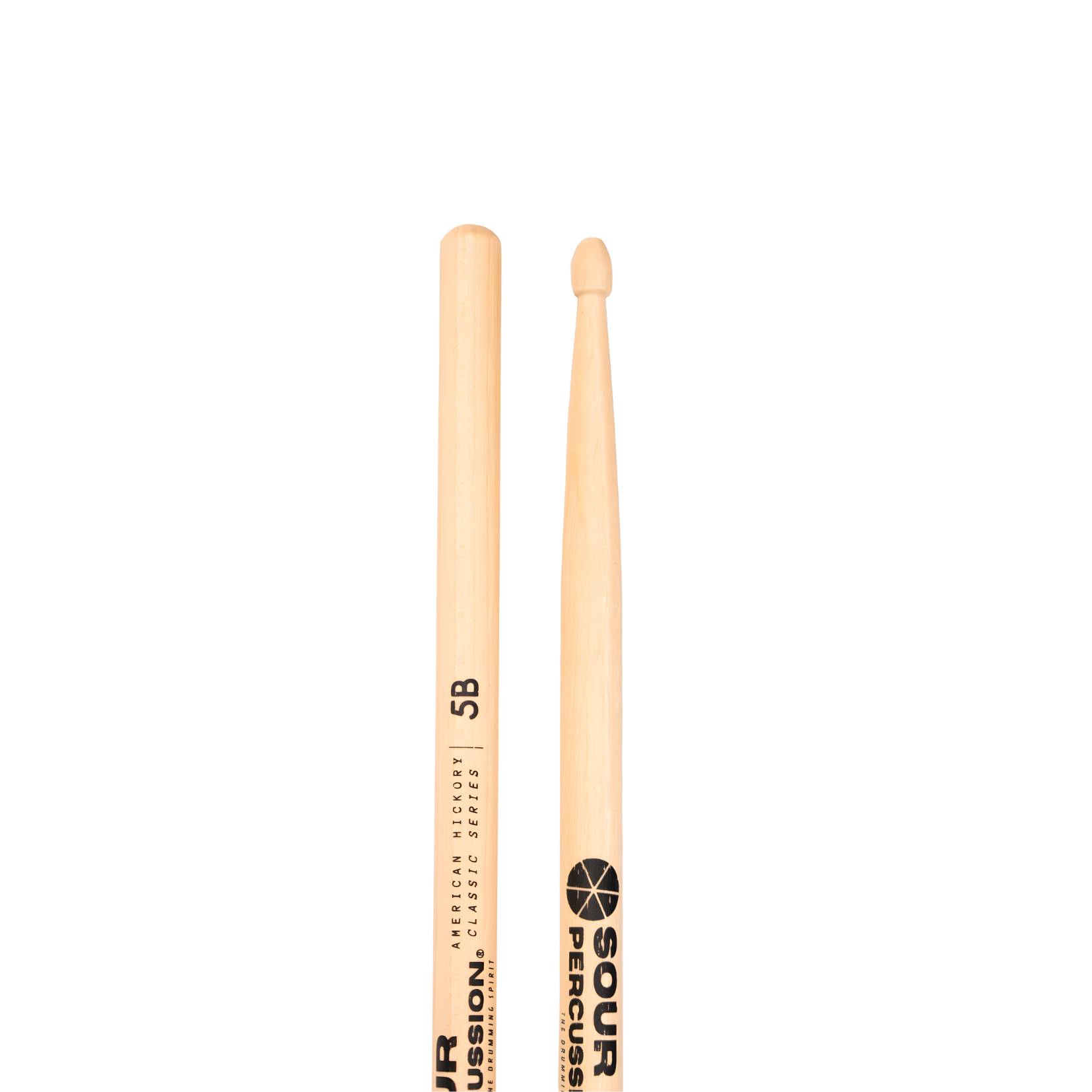 Baquetas Sour Percussion 5B Hickory
