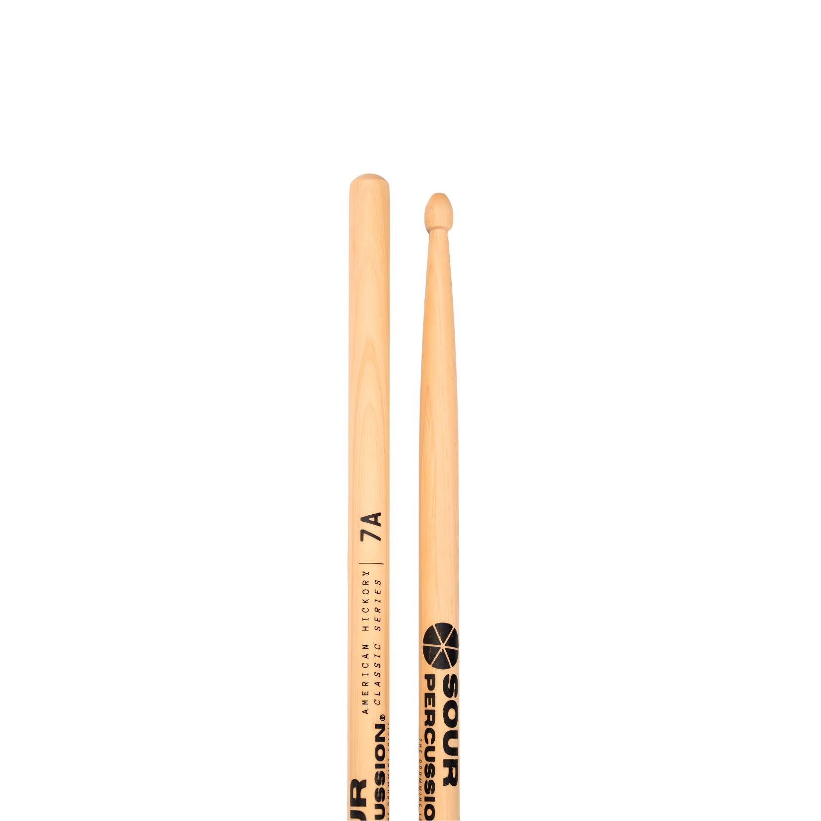 Baquetas Sour Percussion 7A Hickory