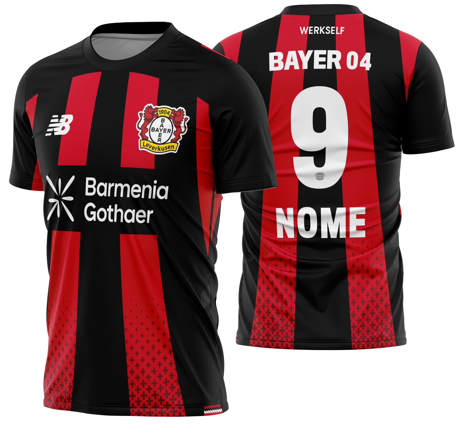 Arte Vetor Camisa Bayer 04 Leverkusen Local 2026-2027