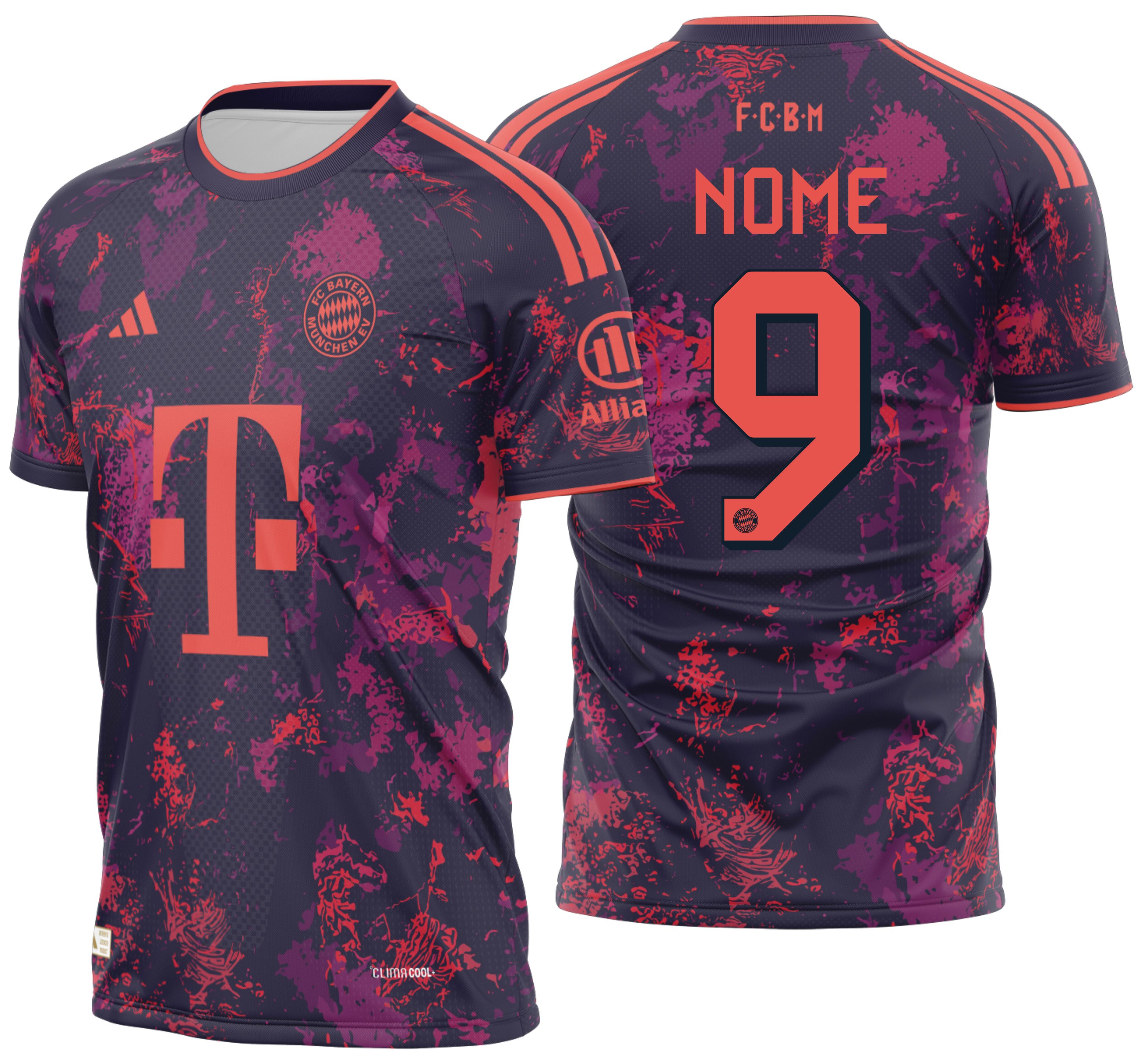 Arte vetor camisa Bayern München Third 2026-2027