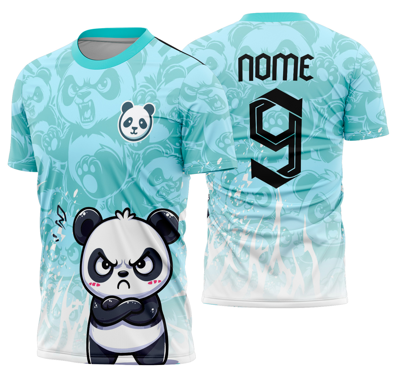 Arte vetor camisa Interclasse Panda Mod-482