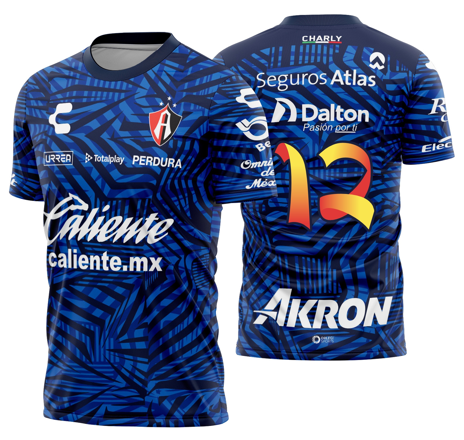 Arte vetor camisa Atlas Goleiro 2024-2025