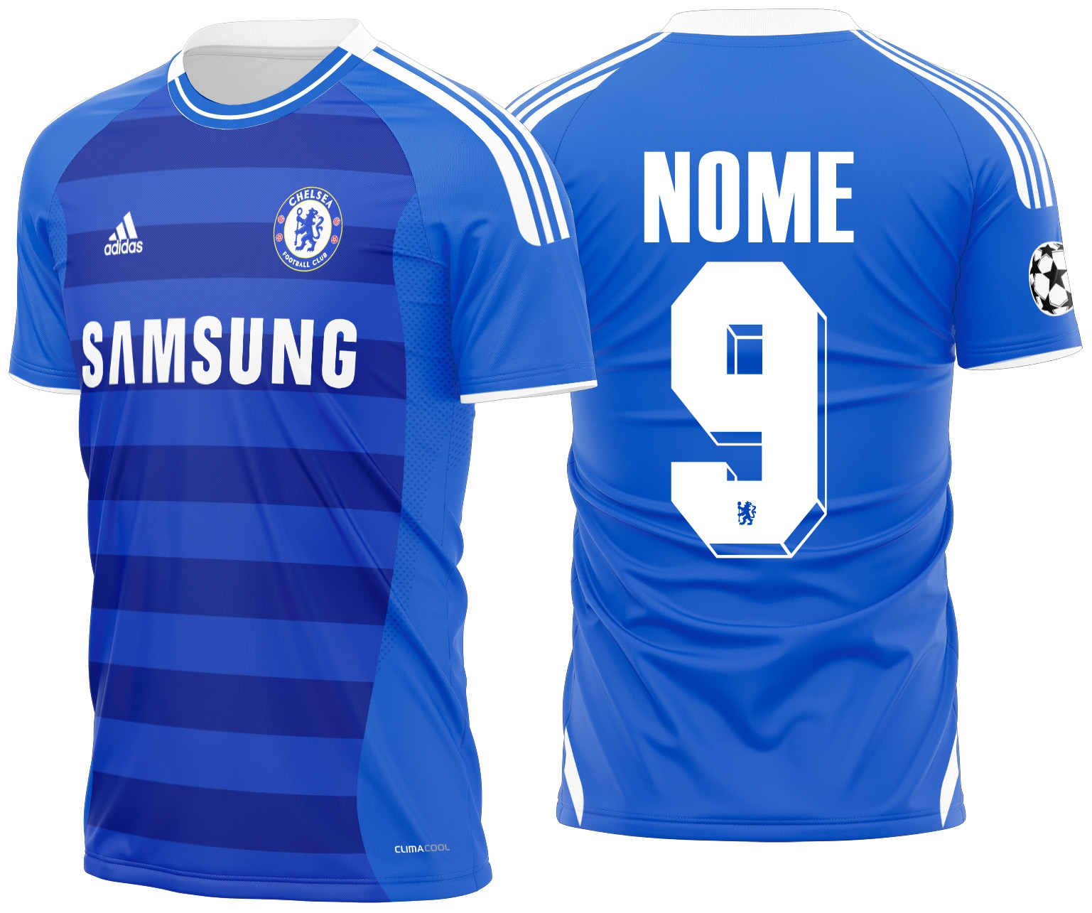 Arte vetor camisa Chelsea Local 2011-2012