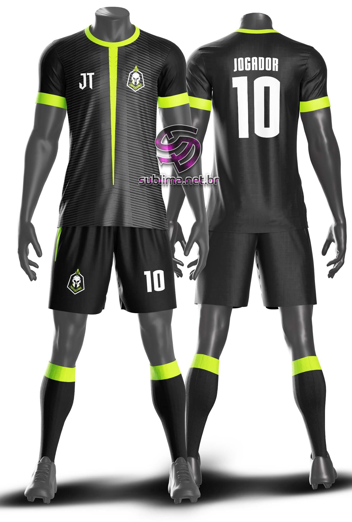 Arte vetor camisa Uniforme time amador Mod-4