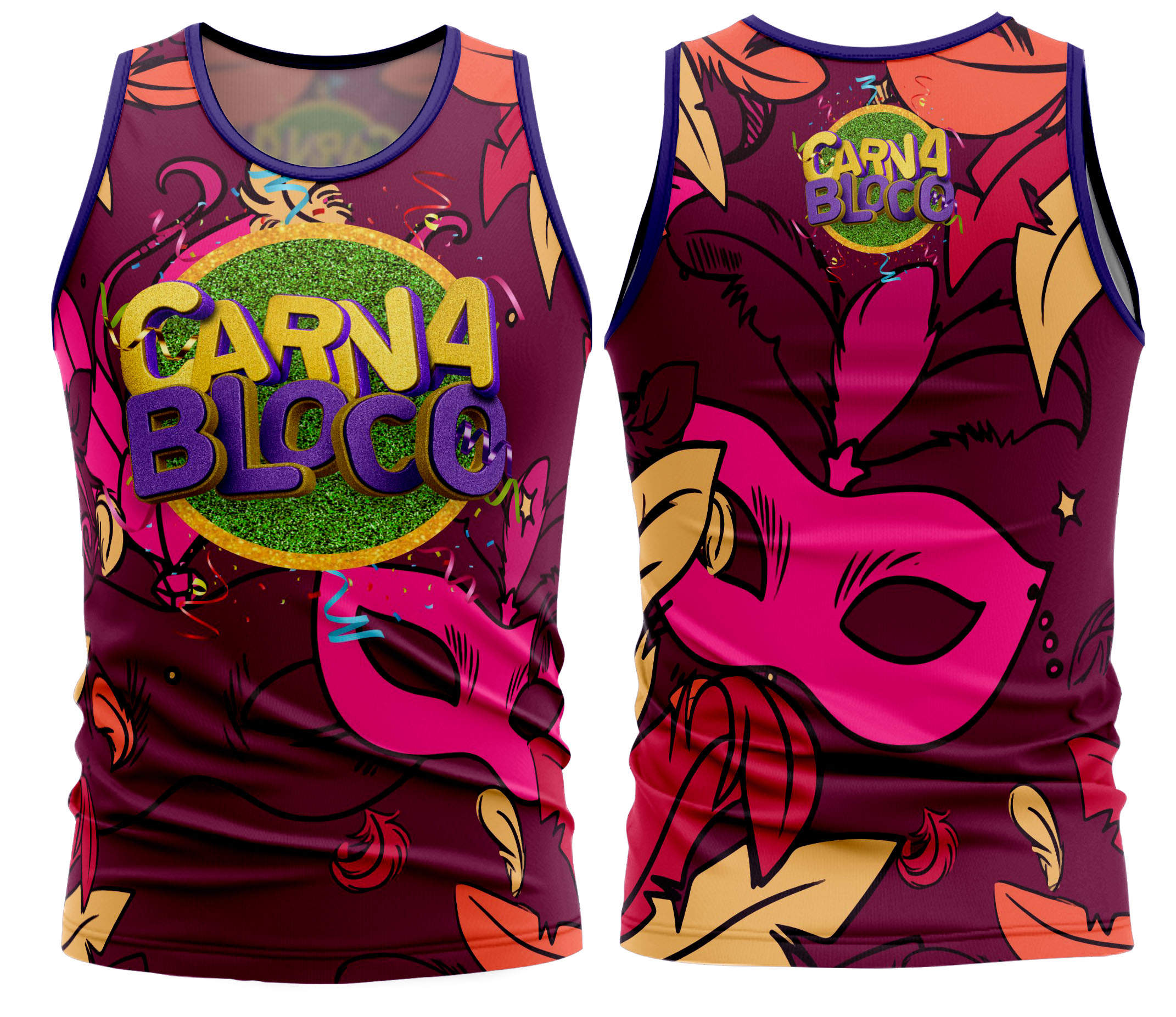Arte vetor camisa Carnaval-Mod-22