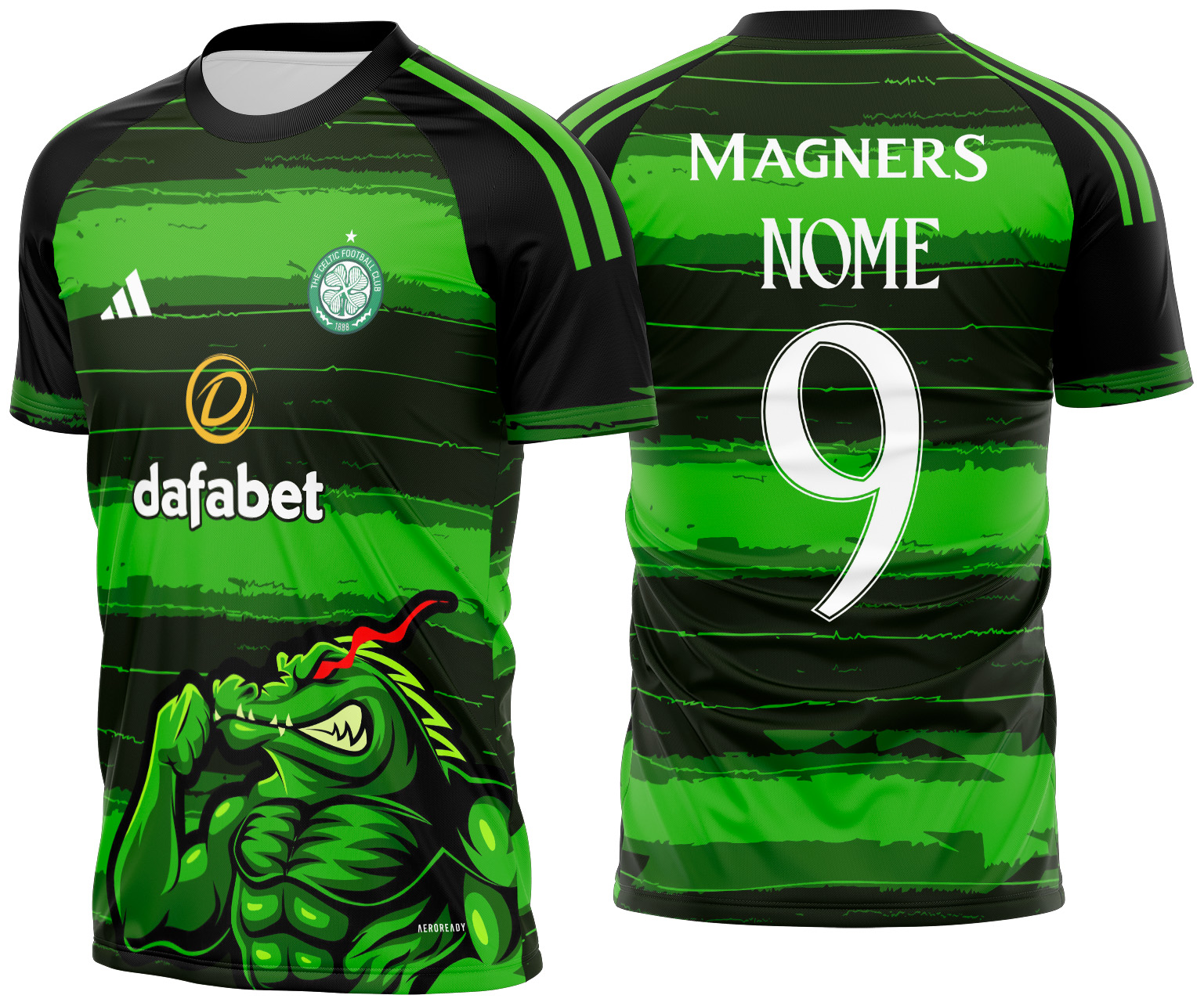 Arte vetor camisa Celtic Concept 2024