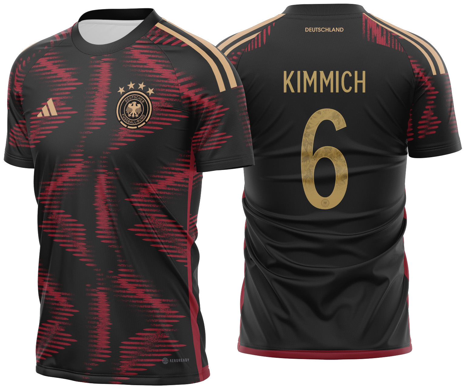 Arte vetor camisa Alemanha Visita 2022