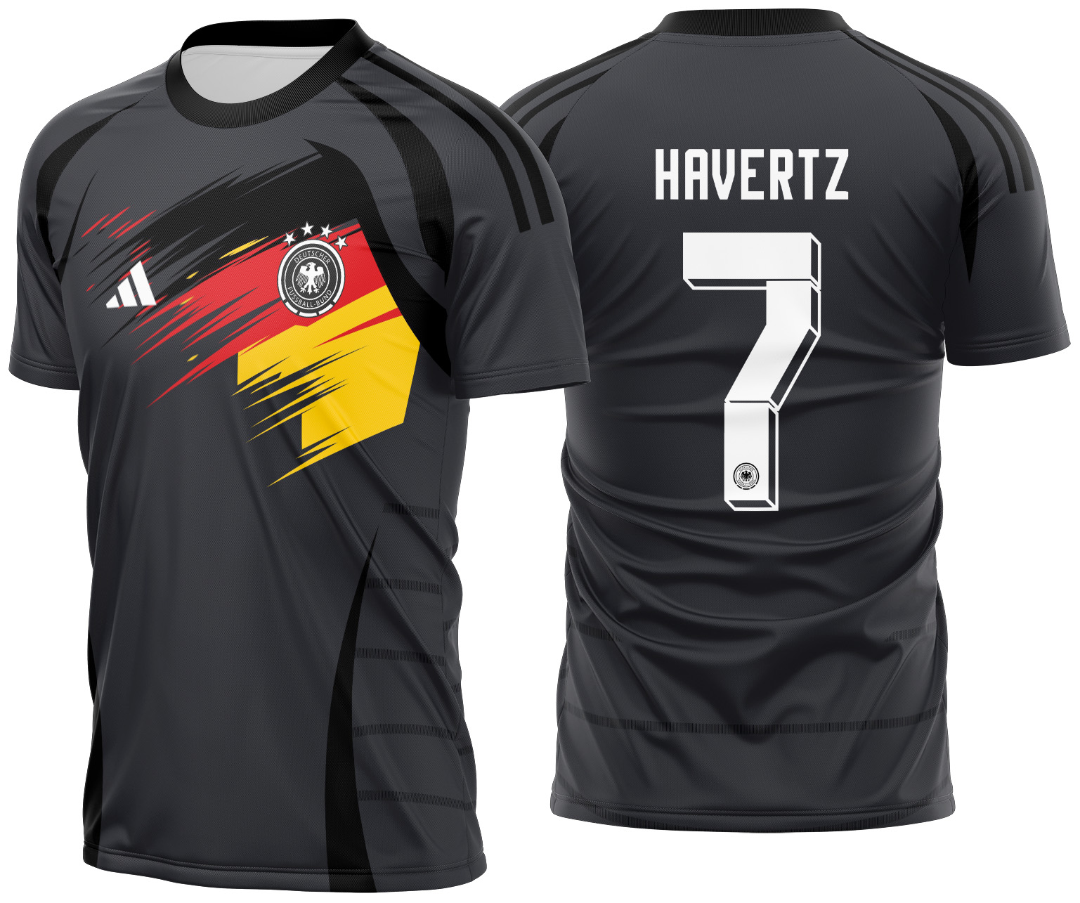 Arte vetor camisa Alemanha Conceito 24-25