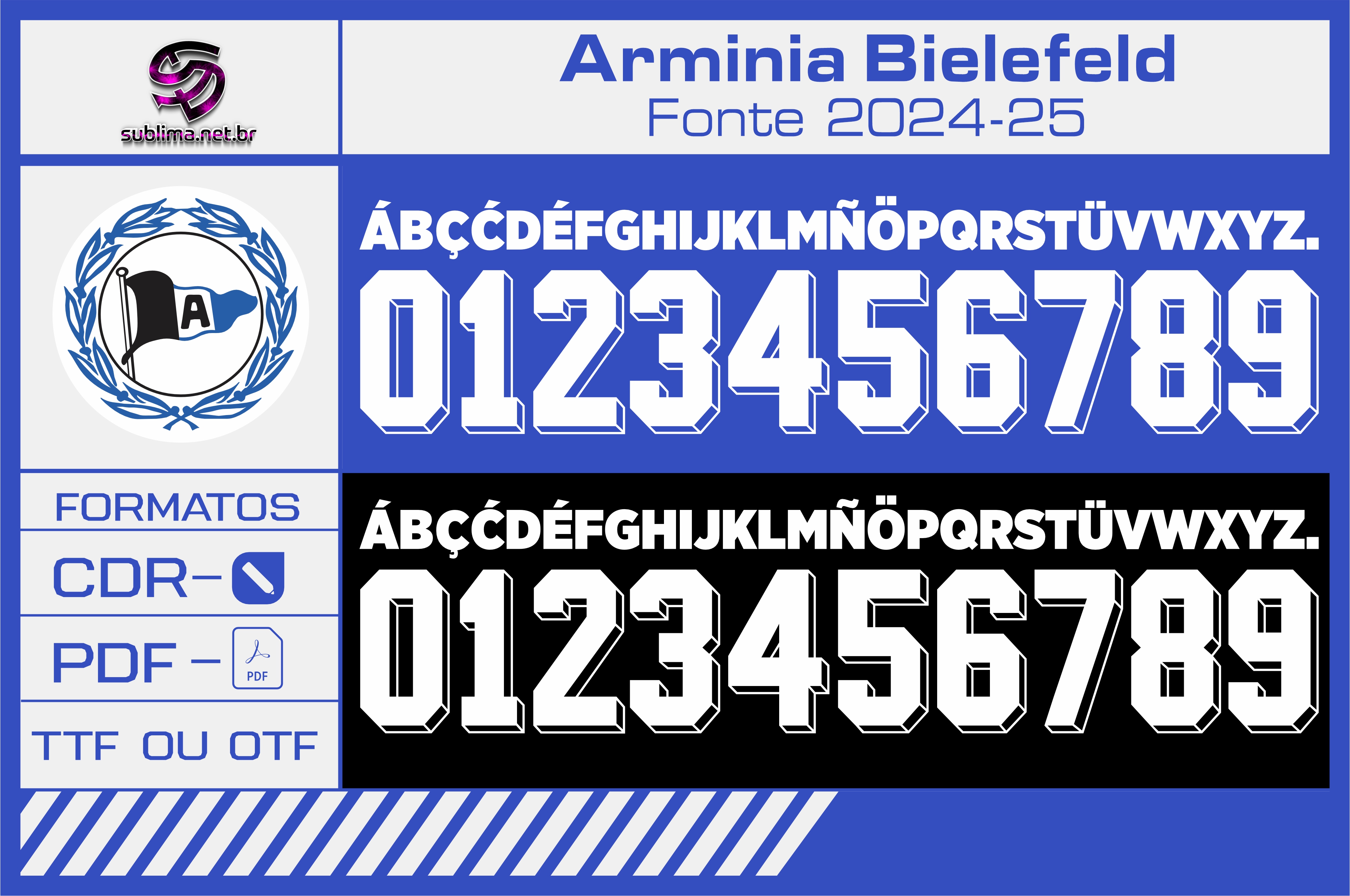 Fonte Arminia Bielefeld 2024-25 Macron