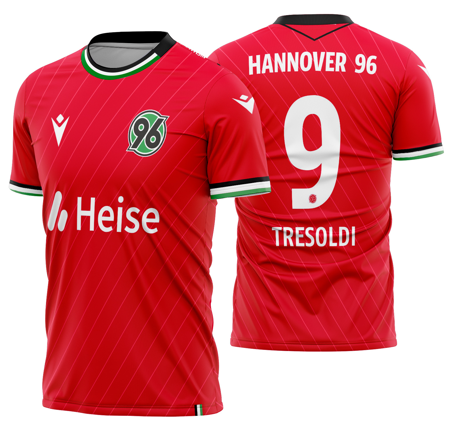 Arte vetor camisa Hannover 96  Local 2024-2025
