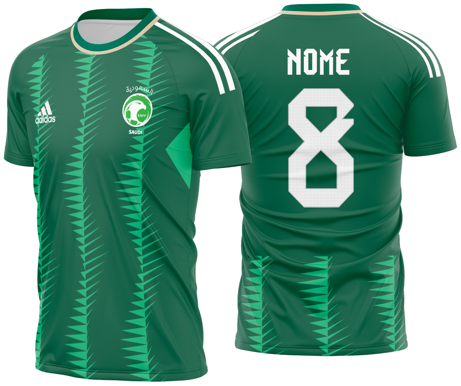 Arte vetor camisa Arabia Saudita Local 2023