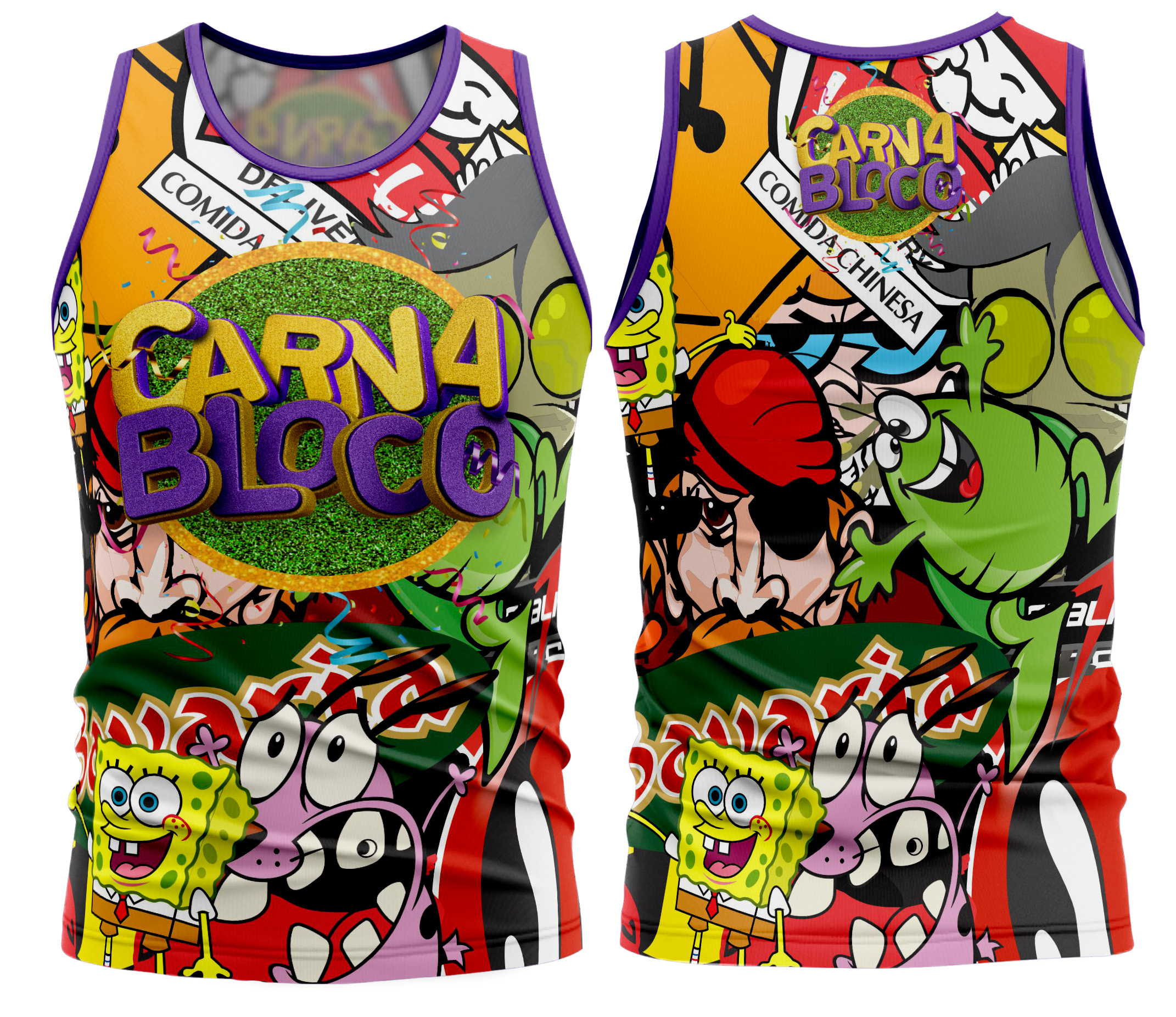 Arte vetor camisa Carnaval-Mod-72