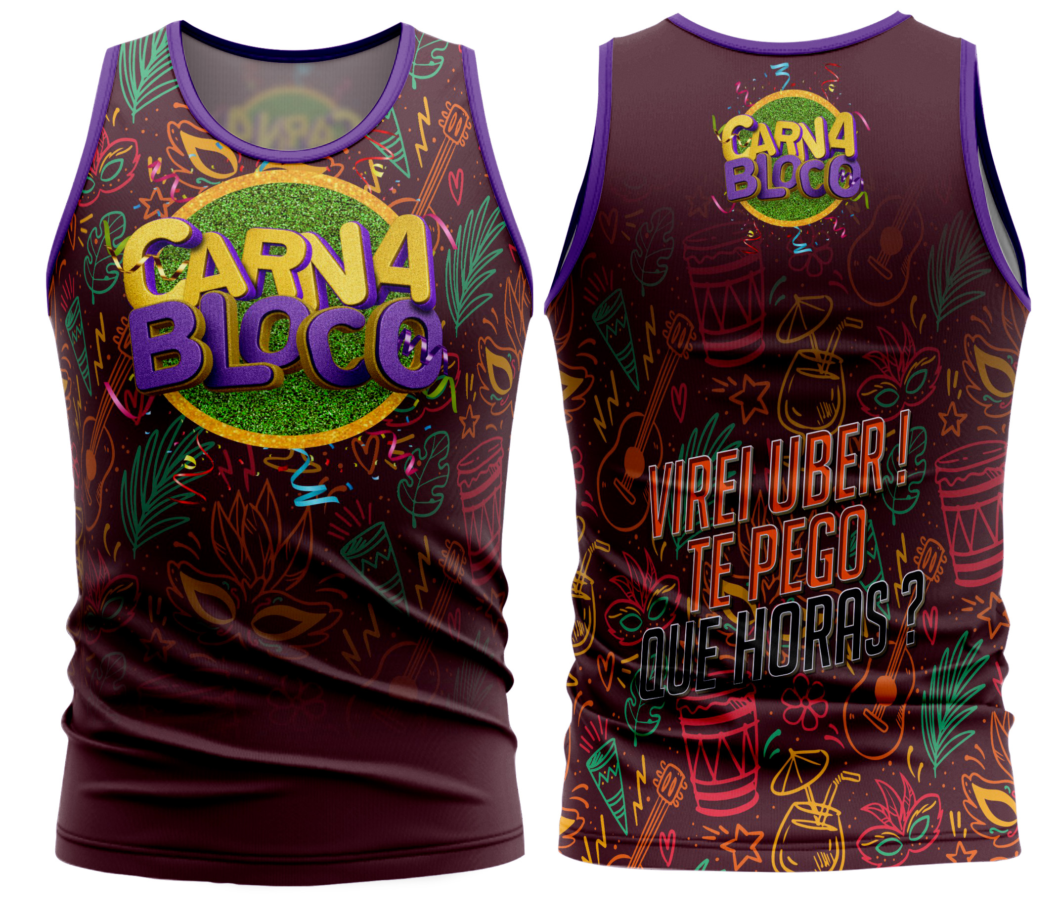 Arte vetor camisa Carnaval-Mod-81