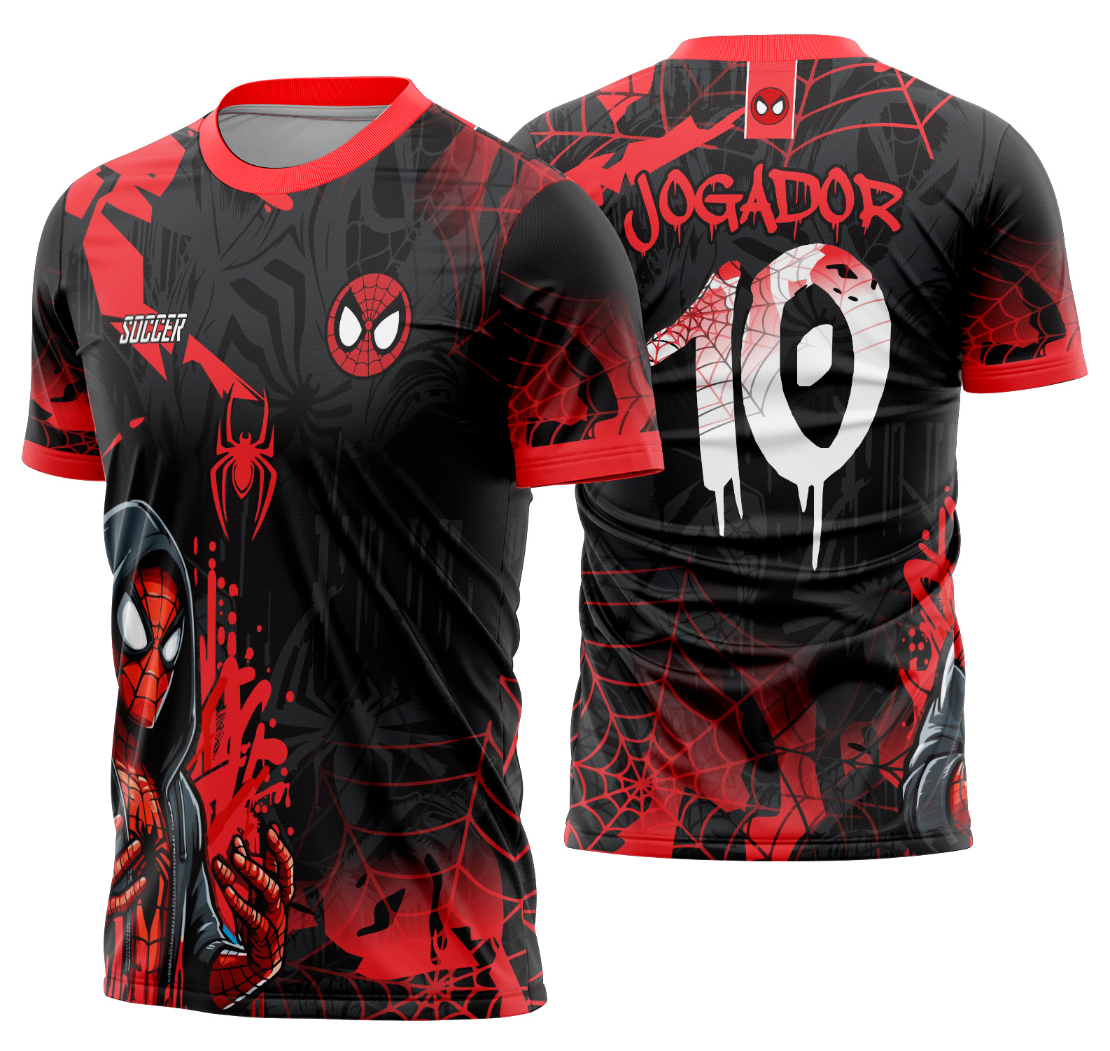 Arte vetor camisa Interclasse Homem Aranha Mod-503