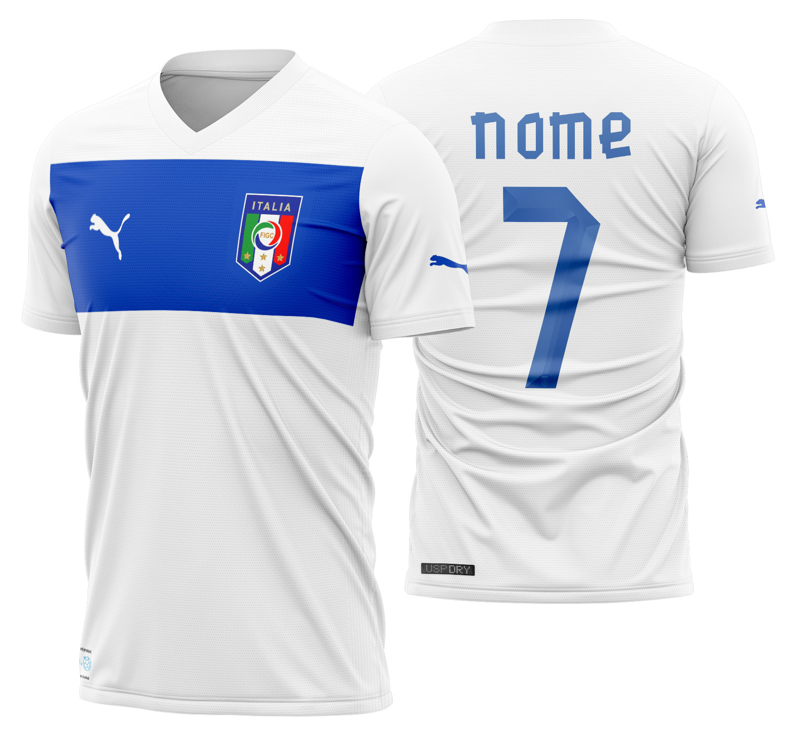 Arte vetor camisa Italia Visita 2012-2013
