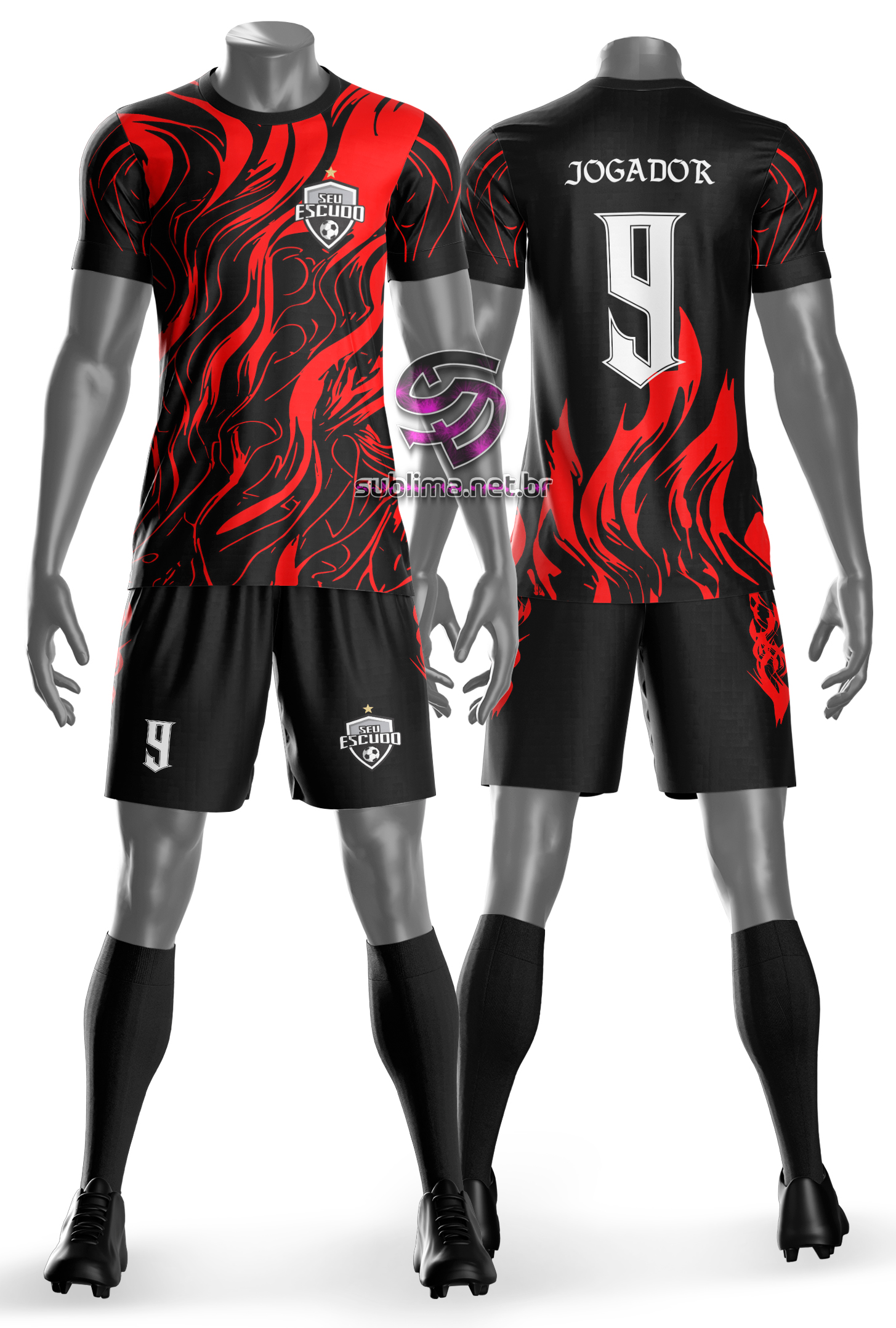Arte vetor camisa Uniforme time amador Mod-13
