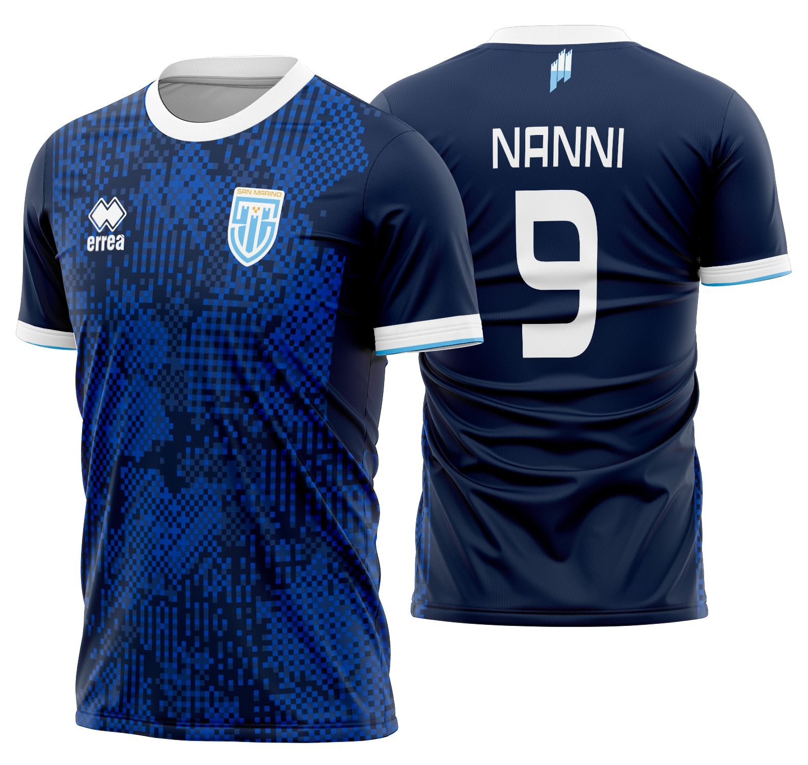 Arte vetor camisa San Marino Local 2024