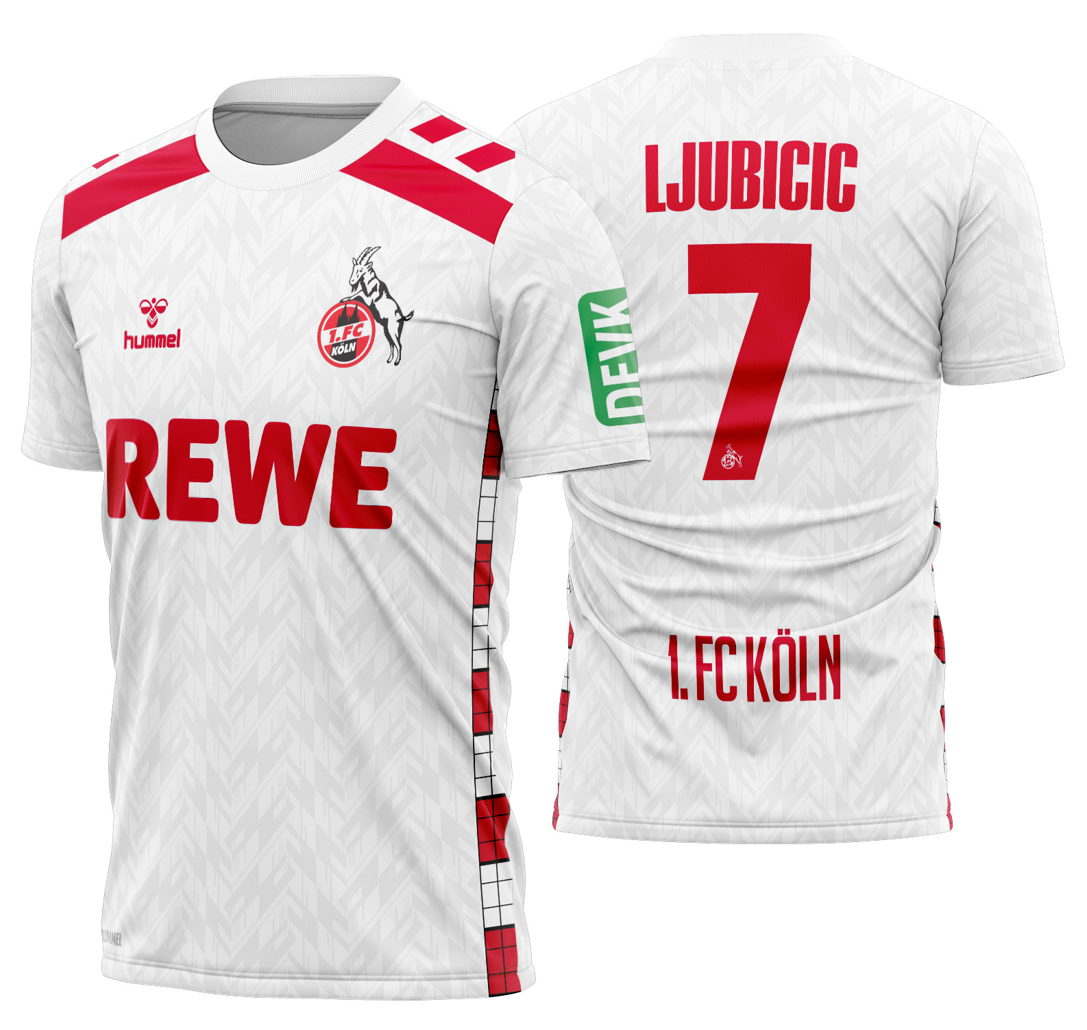 Arte vetor camisa 1. FC Köln Local 2024-2025