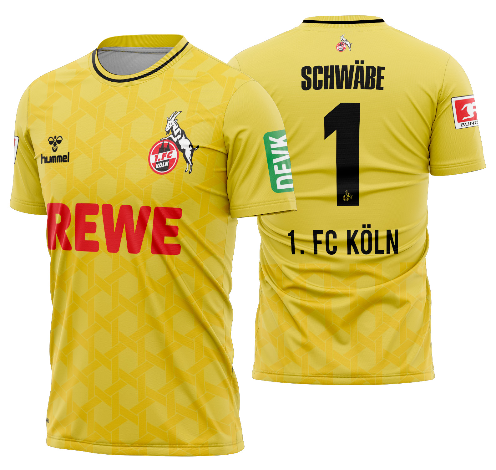 Arte vetor camisa 1. FC Köln Goleiro II 2023-2024