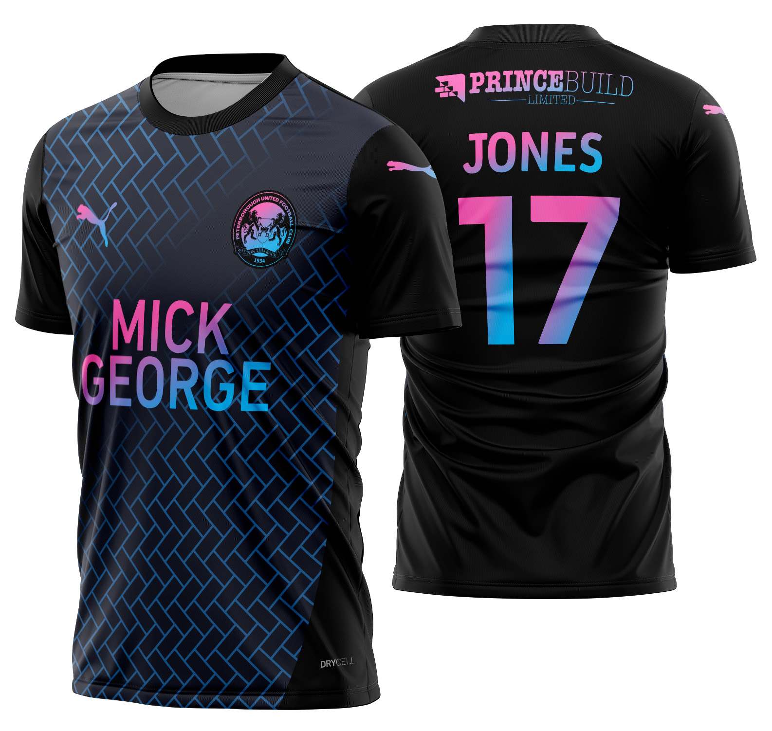 Arte vetor camisa Peterborough United Alternativa 2024-2025