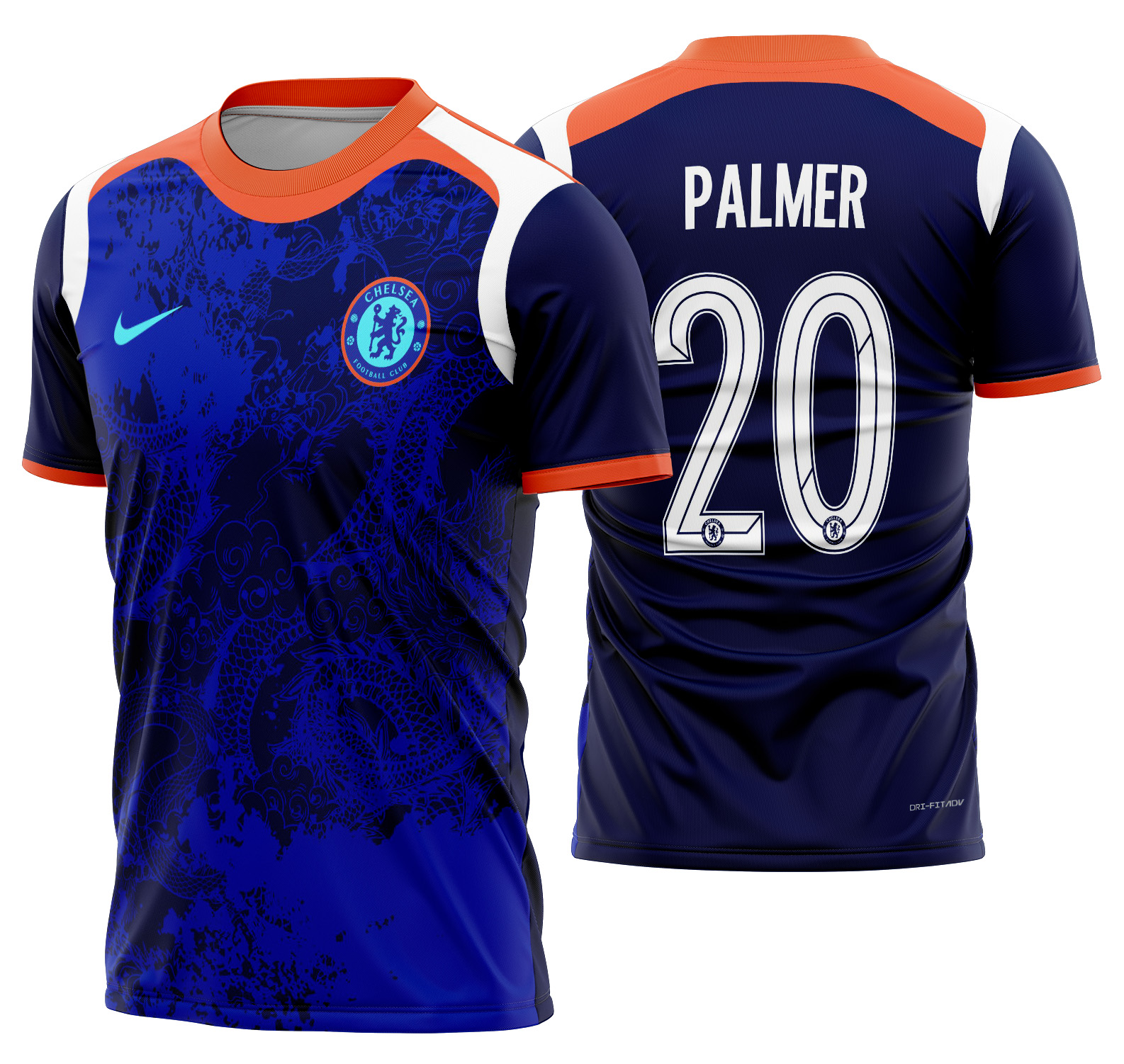 Arte vetor camisa Chelsea Concept 2025