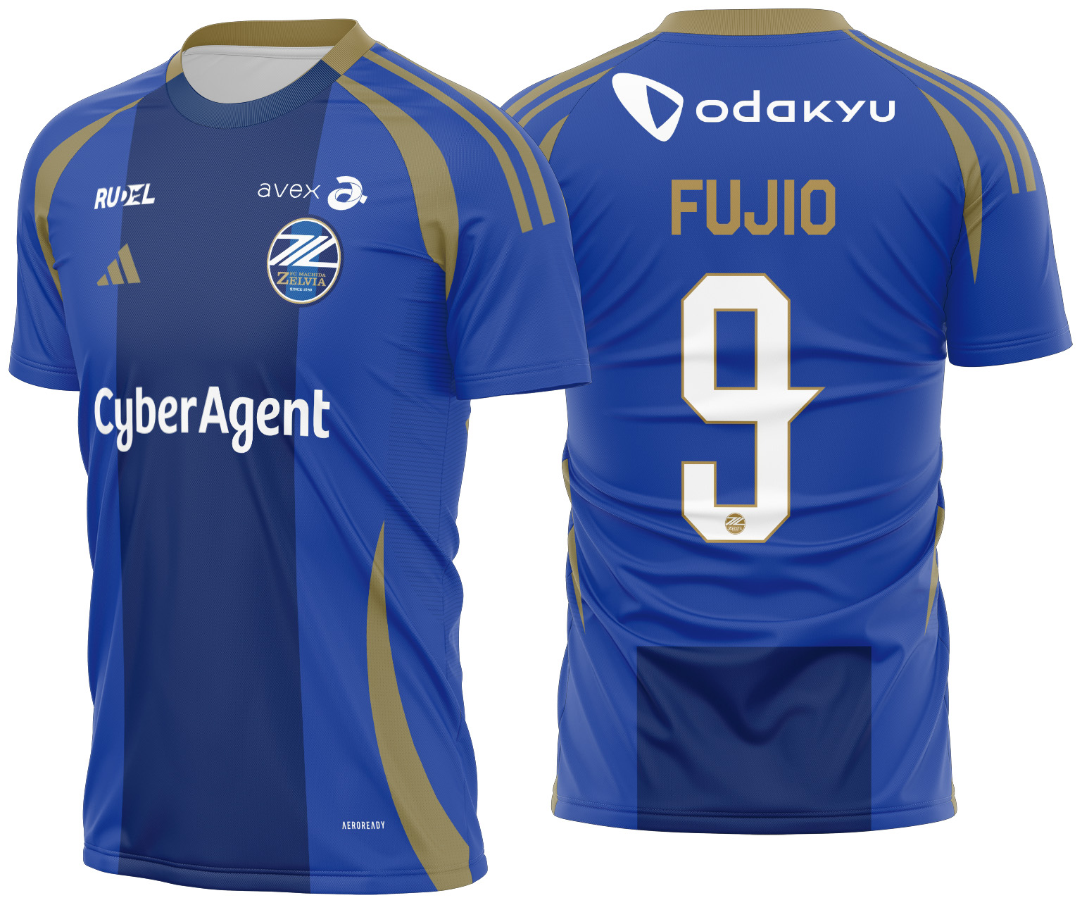 Arte vetor camisa Machida Zelvia Local 2025