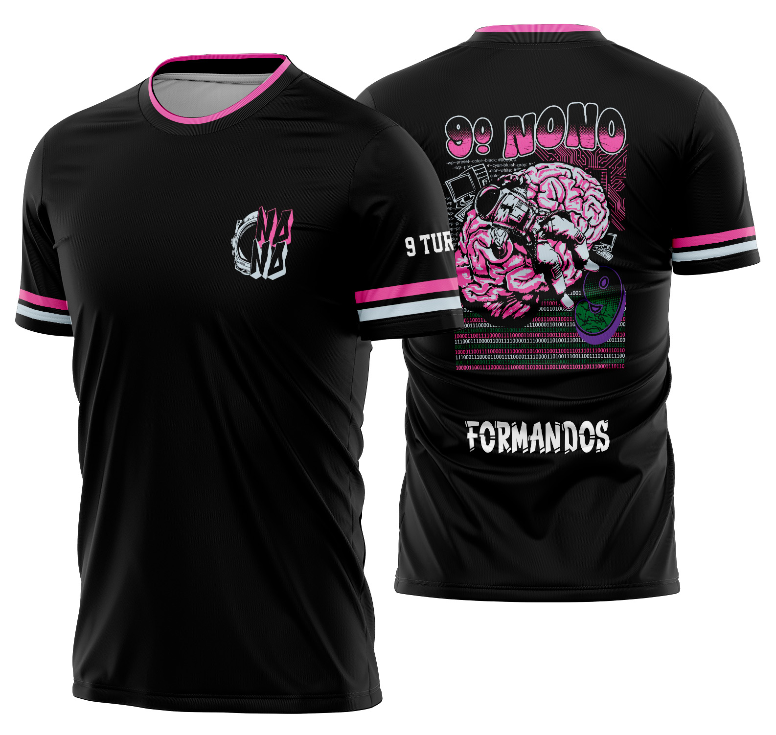 Arte vetor camisa Nono Ano Astronauta Mod-176