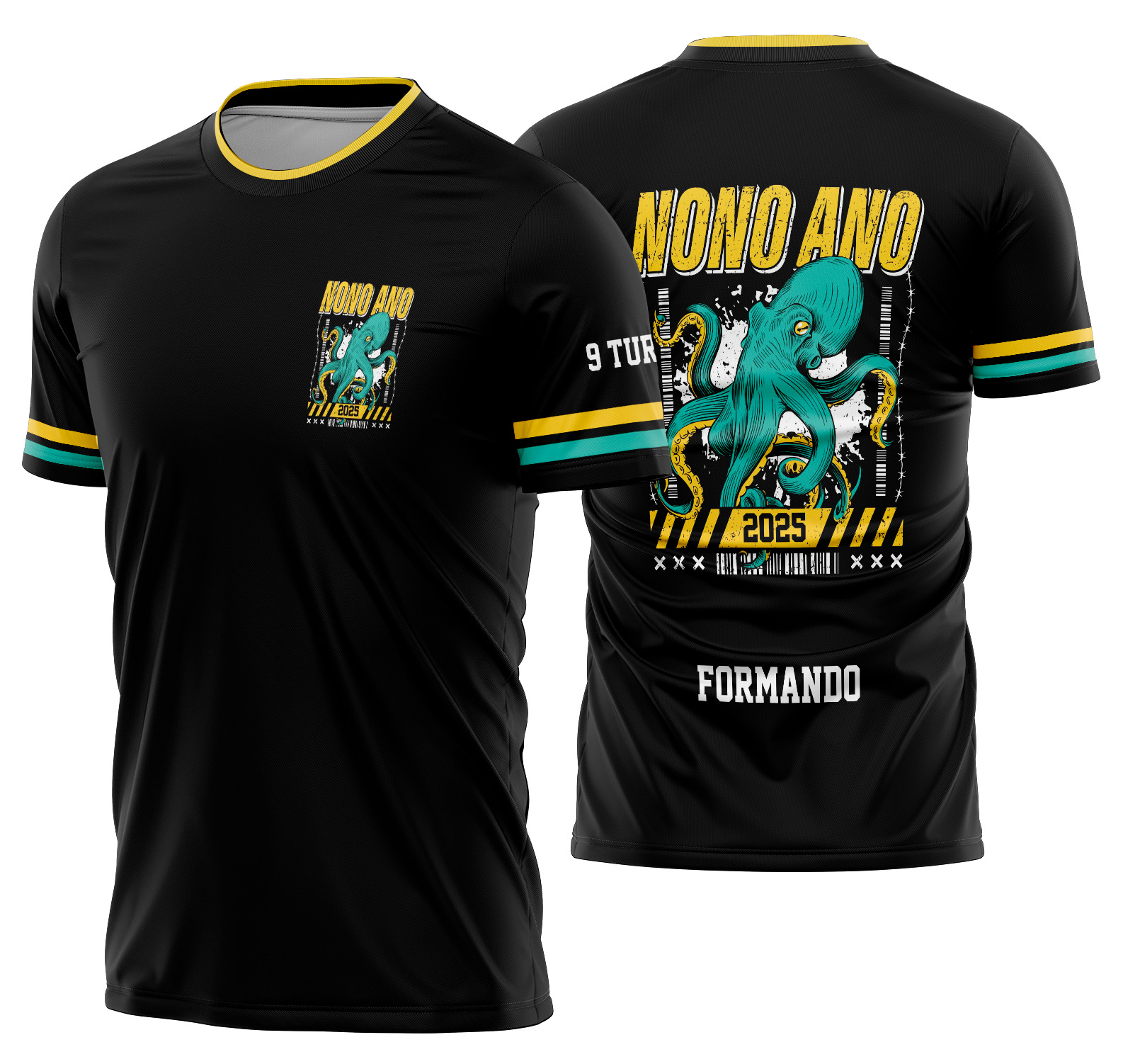 Arte vetor camisa Nono Ano Polvo Mod-177