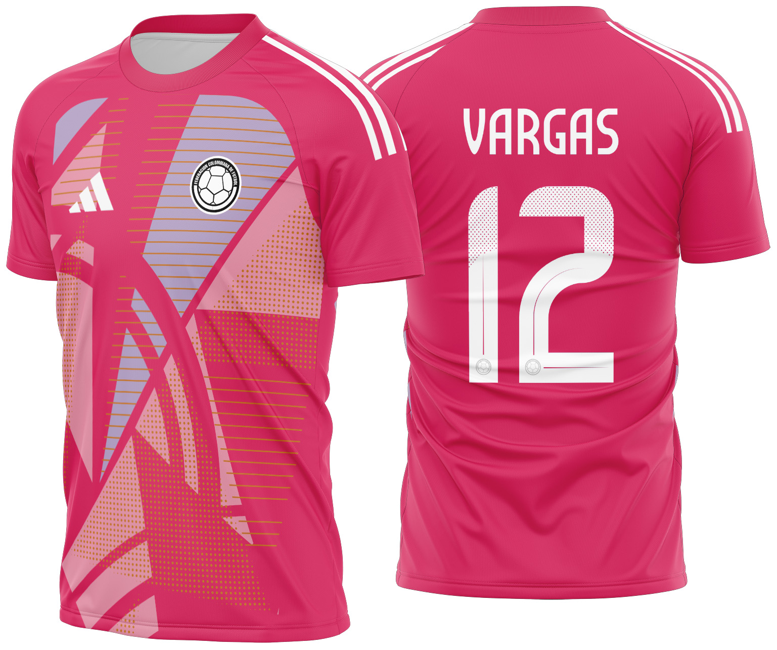 Arte vetor camisa Colômbia Goleiro 3 2024-25