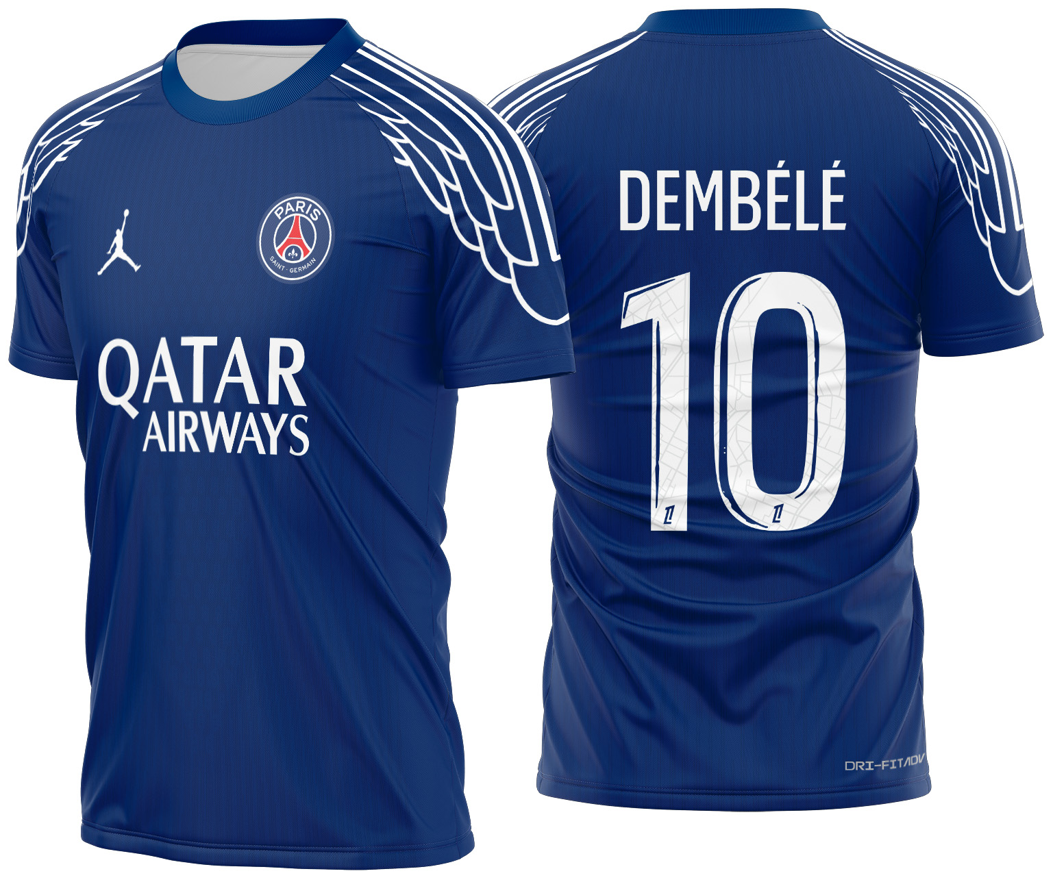 Arte vetor camisa PSG quarta 2024-2025