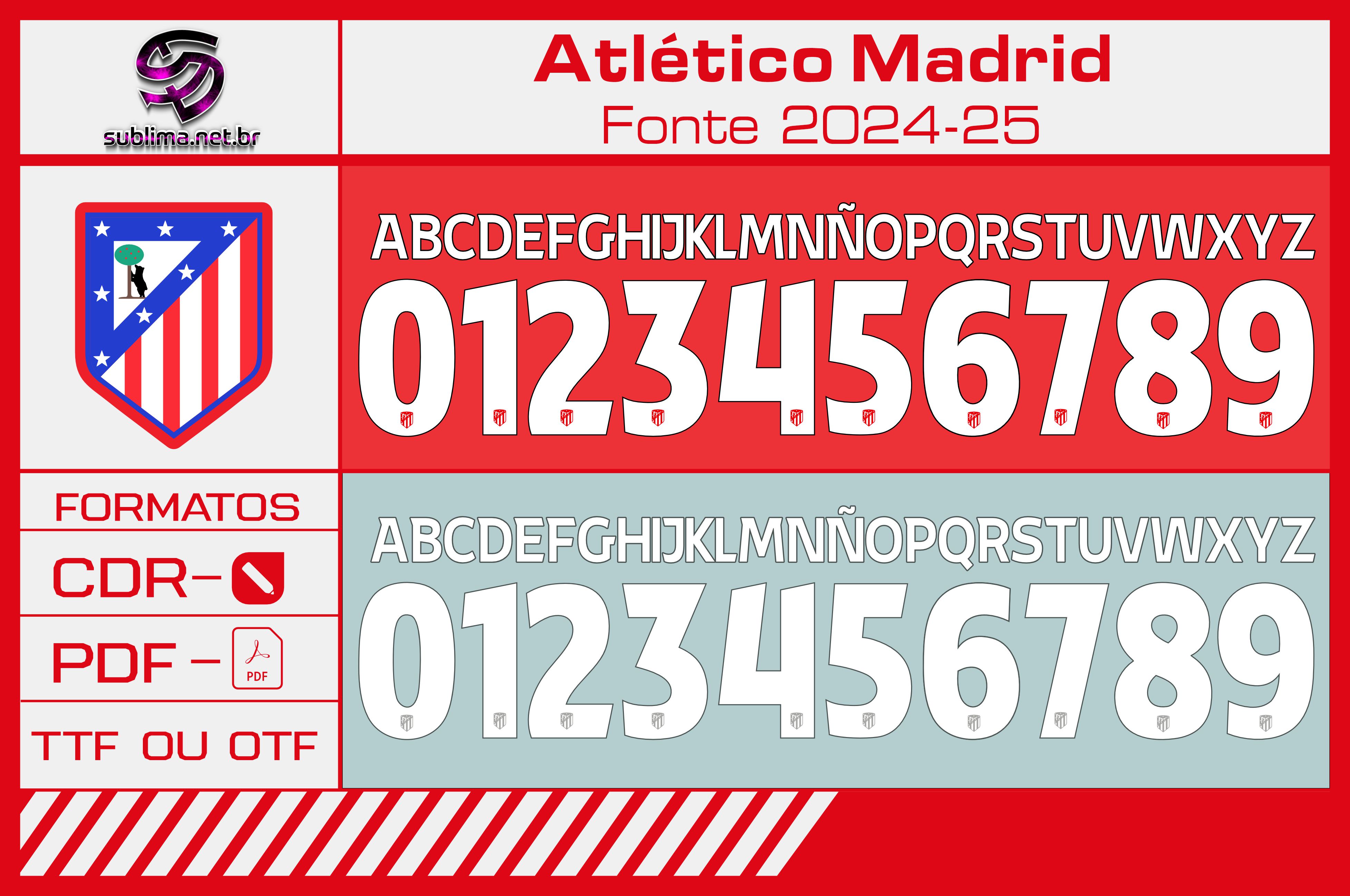 Fonte Atlético Madrid UCL 24-25